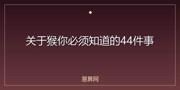 关于猴你必须知道的44件事