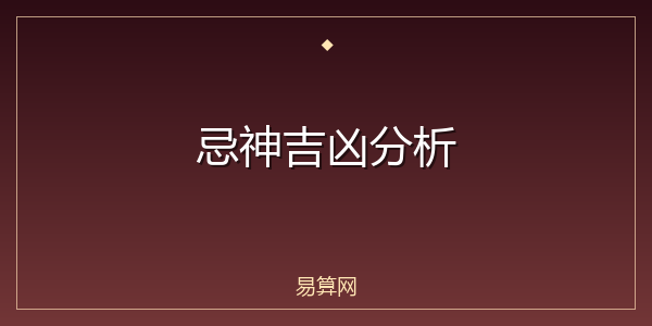 忌神吉凶分析