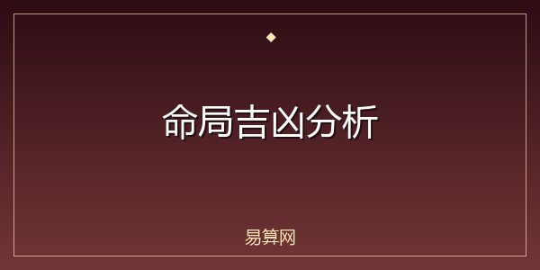 命局吉凶分析