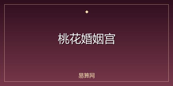 桃花婚姻宫