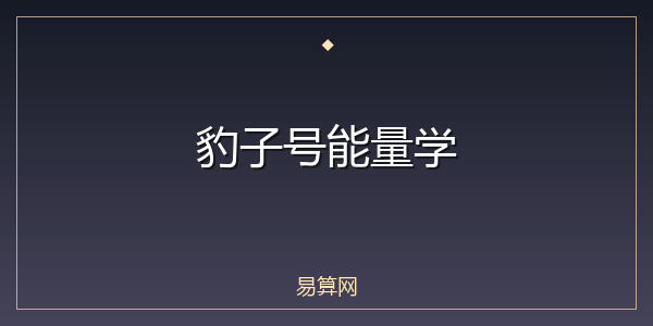 豹子号能量学