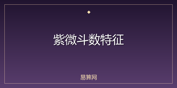 紫微斗数特征