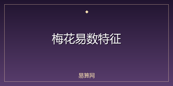 梅花易数特征