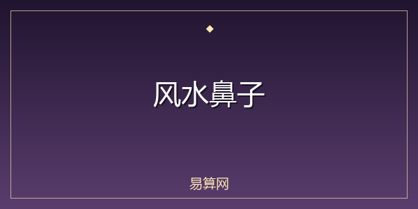 风水鼻子