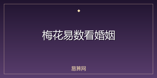 梅花易数看婚姻
